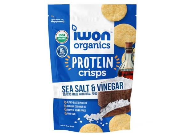 IWON Organics Sea Salt & Vinegar Protein Crisps