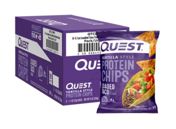 Quest Tortilla Style Loaded Taco Protein Chips