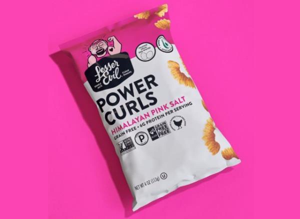 Lesser Evil Power Curls Himalayan Sea Salt