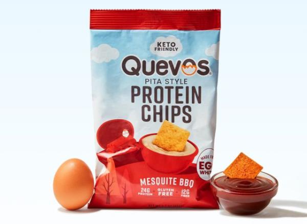 Quevos Mesquite Barbecue Egg White Chips